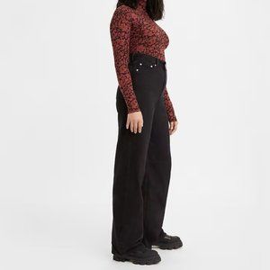 Black Levi's High Loose Women's Jeans